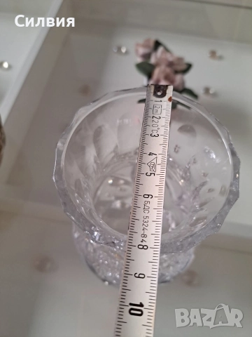 Кристална ваза , снимка 5 - Декорация за дома - 52886945