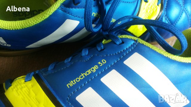 Adidas Nitrocharge 3.0 Размер EUR 41 1/3 / UK 7 1/2 за футбол в зала 185-13-S, снимка 8 - Спортни обувки - 43050117