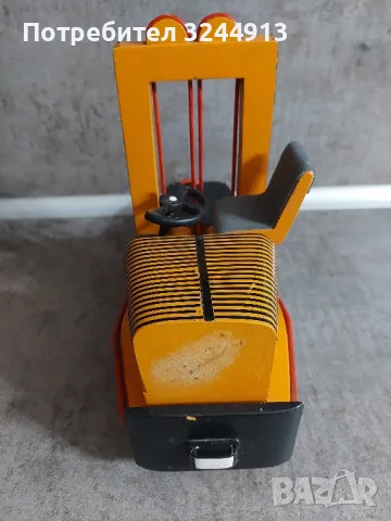 Стара рядка дървена играчка мотокар VOI-019 , снимка 3 - Други ценни предмети - 47479318