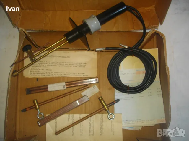 НОВ WESTFALIA АПАРАТ ЗА ТОЧКОВА ЗАВАРКА С ЕЛЕКТРОДИ НЕМСКИ ОРИГИНАЛЕН КОМПЛЕКТ С ЕЛЕКТРОДИ, снимка 2 - Други инструменти - 49048079