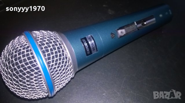shure beta sm58s-ВОКАЛЕН МИКРОФОН-внос швеицария