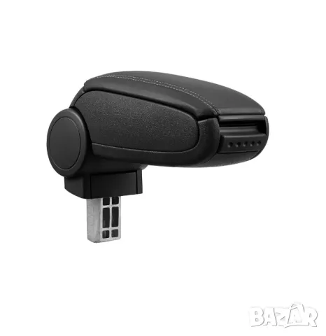 Подлакътник черна кожа подходящ за Peugeot 207 (2006-2014), снимка 2 - Аксесоари и консумативи - 47459387