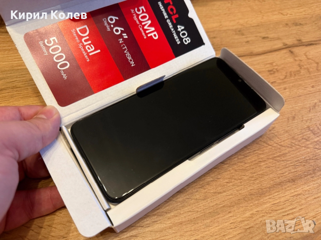 Смартфон TCL 408 с оставаща гаранция, снимка 4 - Други - 52793941