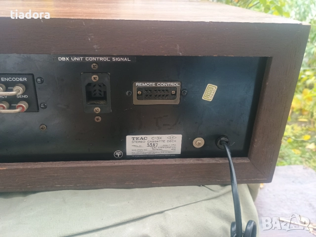 TEAC C-3X  3-Head Stereo Cassette Deck DBX -Wood Case, снимка 14 - Декове - 52339922