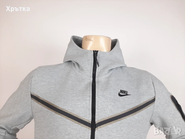 Nike Tech Fleece Windrunner - Оригинално мъжко горнище размер M, снимка 7 - Спортни дрехи, екипи - 53462846