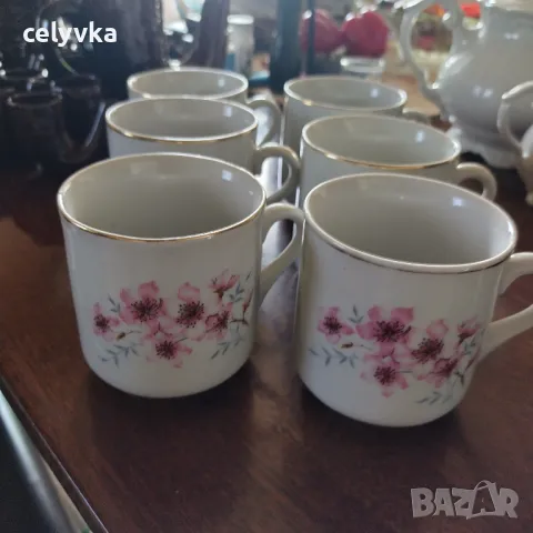Комплект от 6 чаши за чай, снимка 2 - Сервизи - 49231149