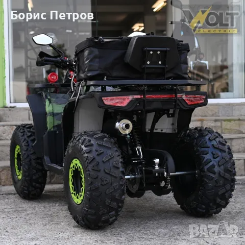 ATV 200CC BULLMAX R-N-D автоматик, лебедка, теглич, GREEN CAMOUFLAGE, снимка 6 - Мотоциклети и мототехника - 47296399