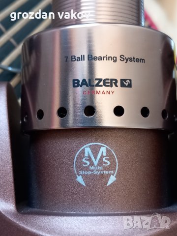 Balzer CBR 740F,профи серия,7 лагера,алушпула,рзервна графитна шпула 2 години Немска гаранция  Нова., снимка 15 - Макари - 39648531
