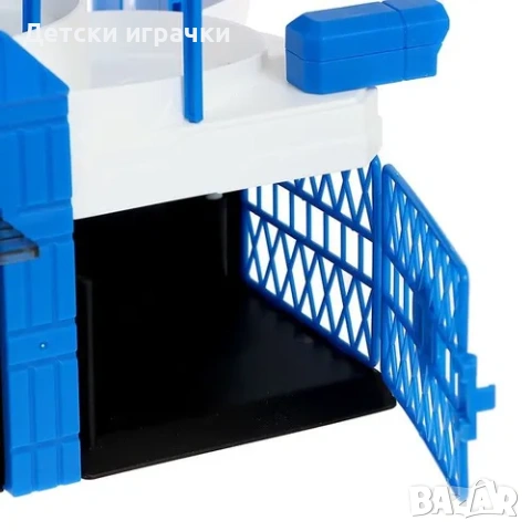 Паркинг Полицейска станция 50см с меки патрони, светлини , снимка 7 - Коли, камиони, мотори, писти - 53101725