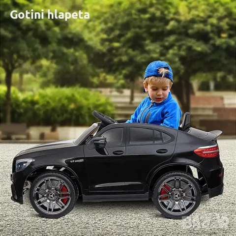 Акумулаторен джип Mercedes GLC63 COUPE Licensed 12V батерия,MP3, снимка 6 - Електрически играчки - 50268322