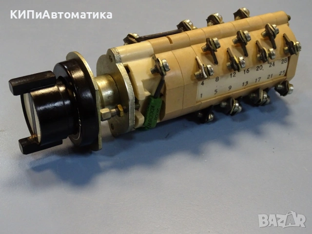 пакетен превключвател Spina Rzem Otwock STM-7e Rotary Switch 220V, снимка 3 - Резервни части за машини - 53176682