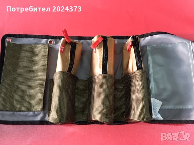 несесер троен пълен с три отделни торбички за моливи, флумастри и чертожни неща, снимка 3 - Ученически пособия, канцеларски материали - 22271513