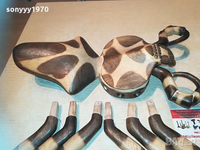 дървена гадина с 6 крака внос германия 1004212013, снимка 12 - Колекции - 32500597