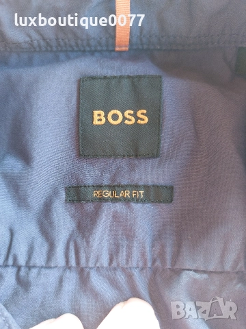 Чисто нова без етикет мъжка риза Boss L, снимка 4 - Ризи - 52656079