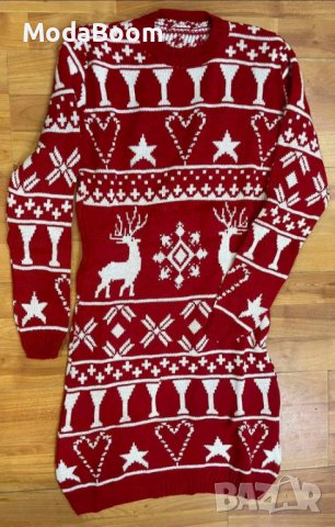 🎄Дамска стилна коледна рокля🎄