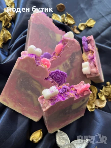 Натурален сапун ”Тамян и Смирна” - Арт сапун с козе мляко и благороден аромат