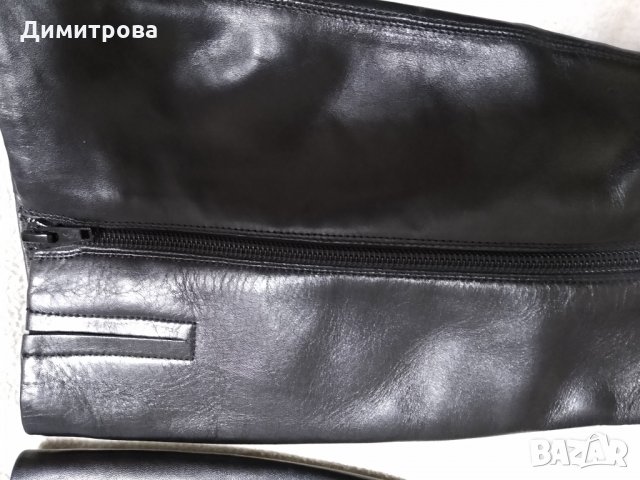 Италиански ботуши №38 - естествена кожа, снимка 8 - Дамски ботуши - 27455040