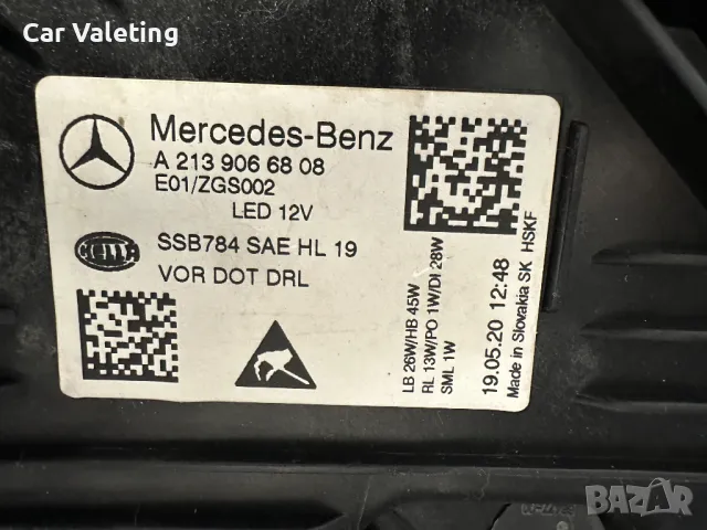 Фар фарове LED Mercedes E W213 Facelift USA far farove Мерцедес 213, снимка 5 - Части - 48771528