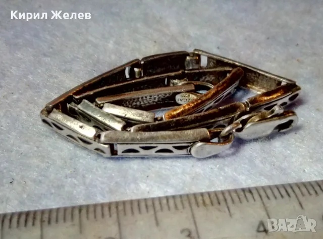 ÖZCAN 925 БУТИКОВА СРЕБЪРНА ГРИВНА ЛАКИРАНО СРЕБРО 925 OZCAN БИЖУТЕРСКА РЪЧНА АРТ ИЗРАБОТКА 49285, снимка 2 - Гривни - 48485839