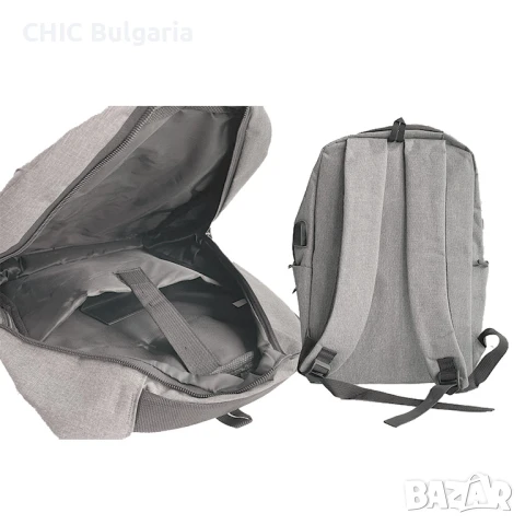 Раница, безжични слушалки и бамбуков химикал + Подарък коледни лакомства, снимка 5 - Раници - 51363389