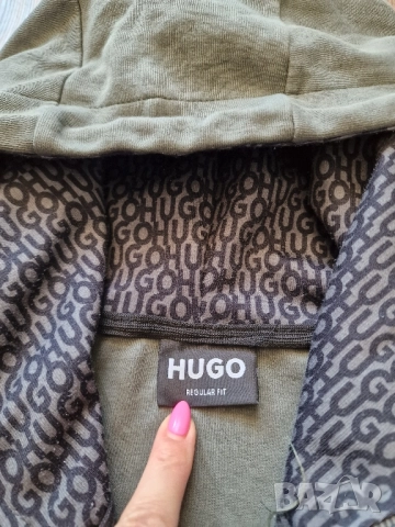Страхотно мъжко горнище HUGO BOSS размер 2XL, снимка 5 - Спортни дрехи, екипи - 51798270