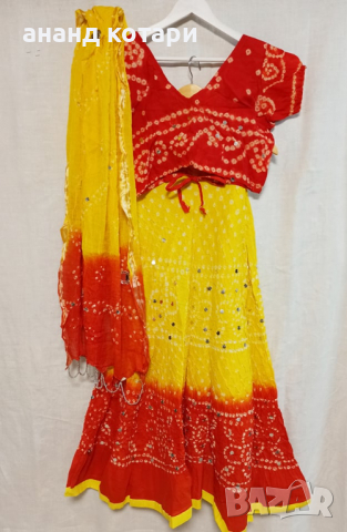 Ленга чоли традиционен комплект от Раджастан- ”Бандеж”, снимка 9 - Рокли - 21055632