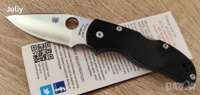 Spyderco Native 5 C41, снимка 6 - Ножове - 38428884