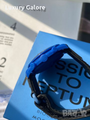 Мъжки часовник OMEGAxSwatch MISSION TO NEPTUNE с кварцов механизъм, снимка 4 - Мъжки - 37005271