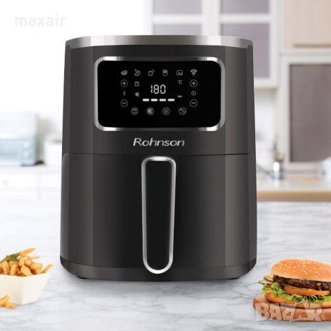 Фритюрник AirFryer Rohnson R-2802 * Гаранция 24 месеца, снимка 5 - Фритюрници - 43000536