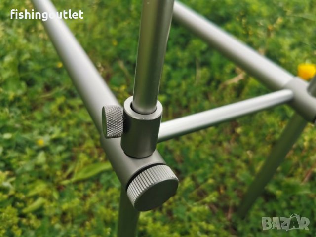 Шаранска стойка за три въдици . Изцяло метална. Топ качество !, снимка 7 - Такъми - 36709511