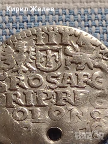 Сребърна монета 3 гроша 1596г. Сигизмунд трети ПОЛША 13781, снимка 9 - Нумизматика и бонистика - 42930852