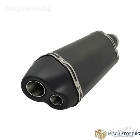 Гърне за мотоциклет мотор PA549 - 40см - ЧЕРЕН МАТ, снимка 5 - Аксесоари и консумативи - 49642321