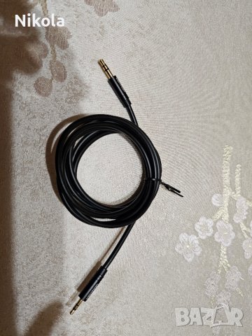 Нов Vention 3.5 mm male към 2.5mm male audio cabel AUX