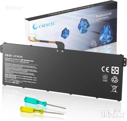 Батерия за лаптоп AP18C4K за Acer Spin 3, Aspire 5, 11.4V 48Wh