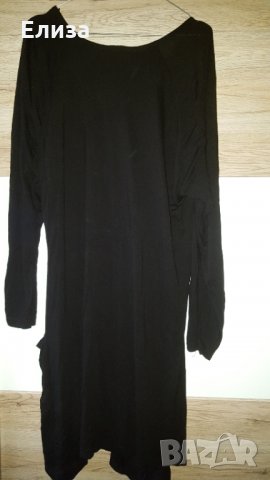 Макси туника рокля с дълъг ръкав голям размер 3XL, снимка 1