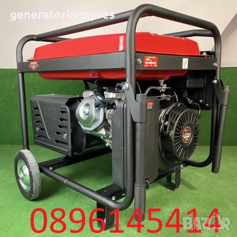 Генератор за ток 6,5 KW монофазен - медни ротор и статор, снимка 4 - Генератори - 43151360