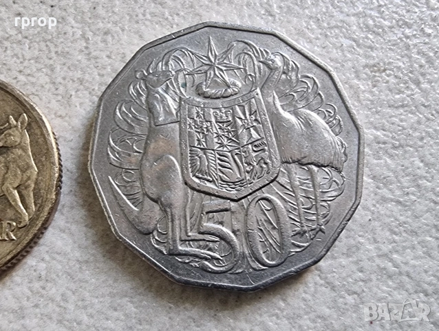 Монети. Австралия. Лот .5, 10 ,20, 50 цента . 1 и 2 долара.6 бройки., снимка 4 - Нумизматика и бонистика - 41411682