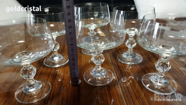 ретро кристални чаши , снимка 4 - Антикварни и старинни предмети - 32806751