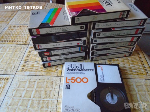 Betamax касети с музика, снимка 1 - Плейъри, домашно кино, прожектори - 43622635