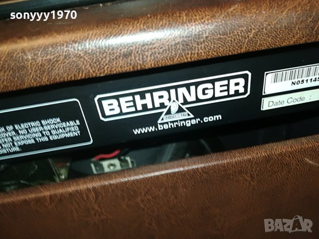 behringer at108 guitar amplifier-внос france 1412221845, снимка 14 - Ресийвъри, усилватели, смесителни пултове - 39011179