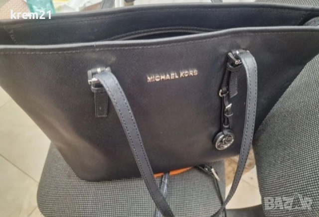 Michael Kors дамска черна чанта