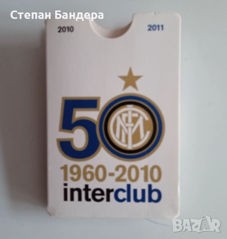 INTER MILAN 2010 TRIPLETE фенски лот рядка картичка+клубна програма 2010-11 Интер Милано, снимка 5 - Фен артикули - 50945363