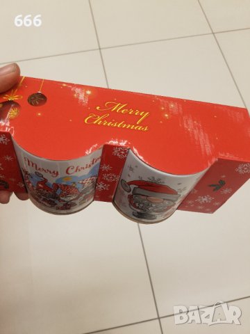 Коледни чаши, снимка 3 - Чаши - 43249261
