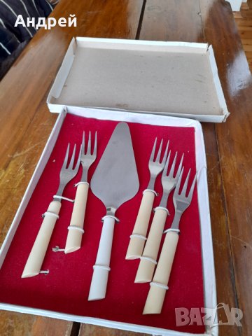 Стари прибори за десерт, снимка 2 - Антикварни и старинни предмети - 43255475