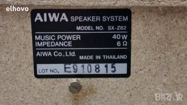 Тонколони AIWA SX-Z82, снимка 5 - Тонколони - 28918127