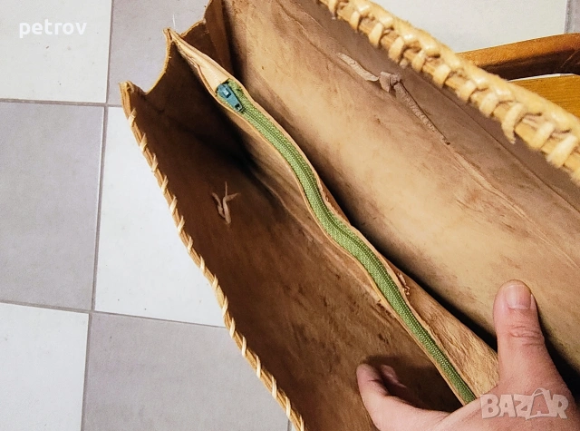 Чанта от 100% Крокодилска кожа., снимка 5 - Чанти - 53114302