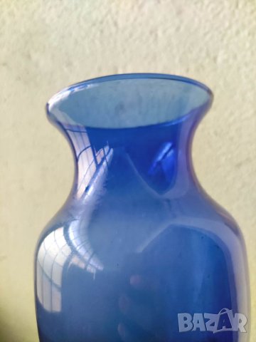 Продавам синя ваза , снимка 4 - Вази - 36888660