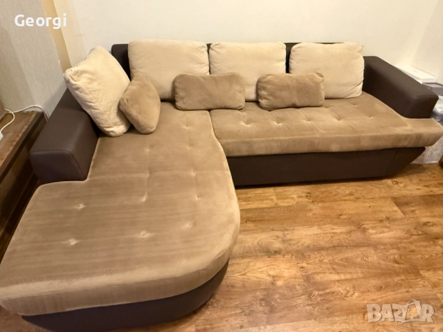 Диван Холивуд с функция сън, снимка 2 - Дивани и мека мебел - 52631569