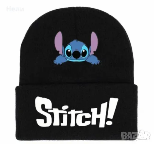 Шапки и ръкавици на Стич, снимка 2 - Шапки, шалове и ръкавици - 47311621