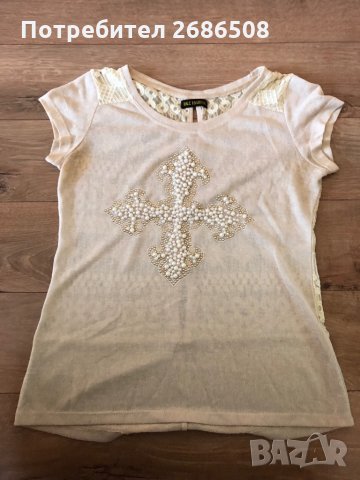 Дамска блуза с перли 